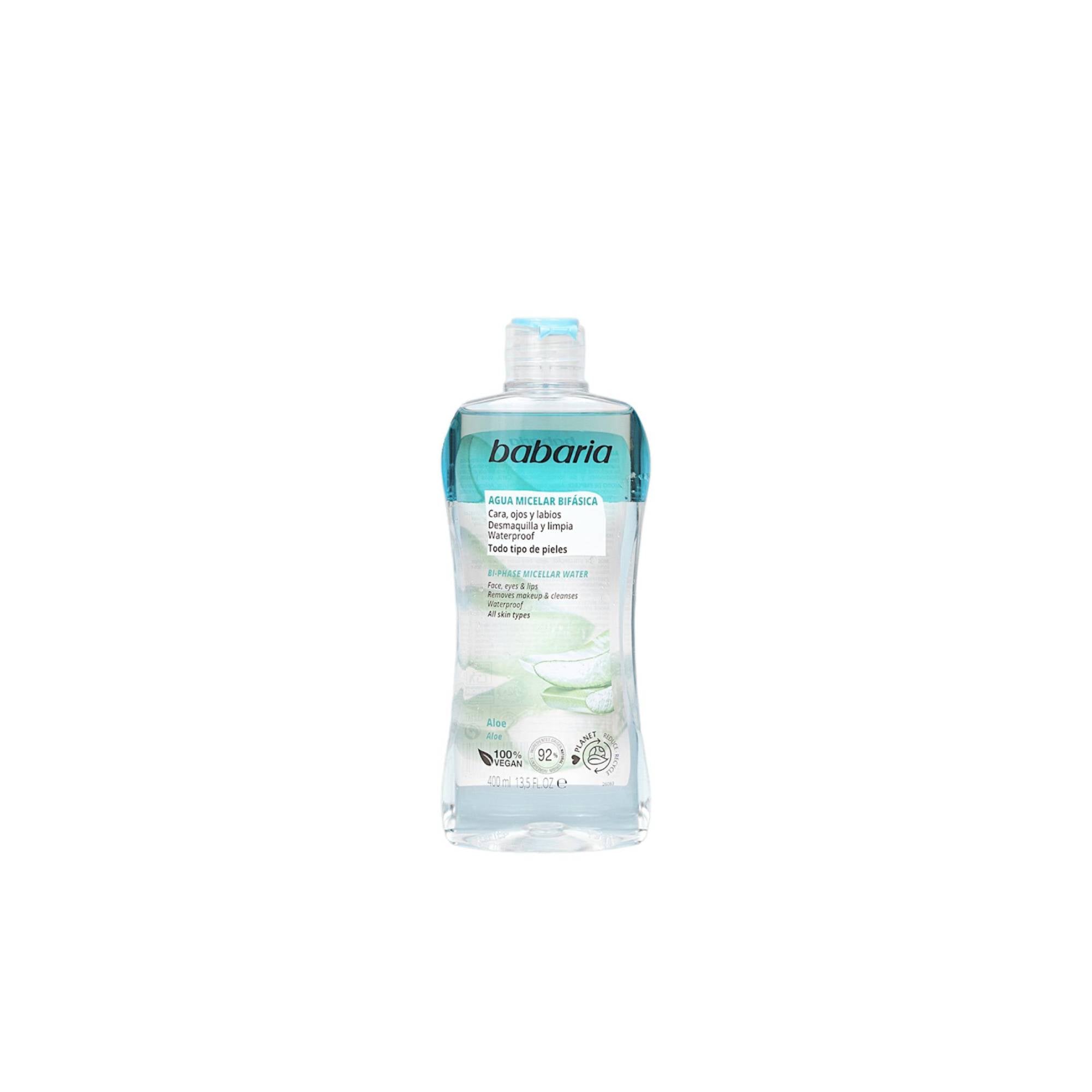 BABARIA Micellar Water Bi-Phase with Aloe Vera 400 ml