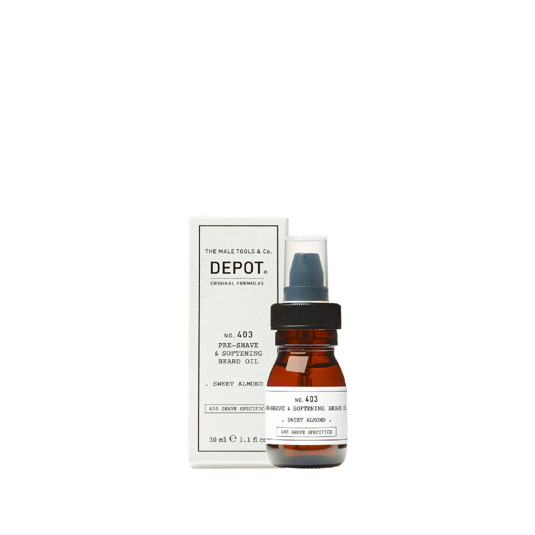 Depot Pre shave beard oil sweet almond