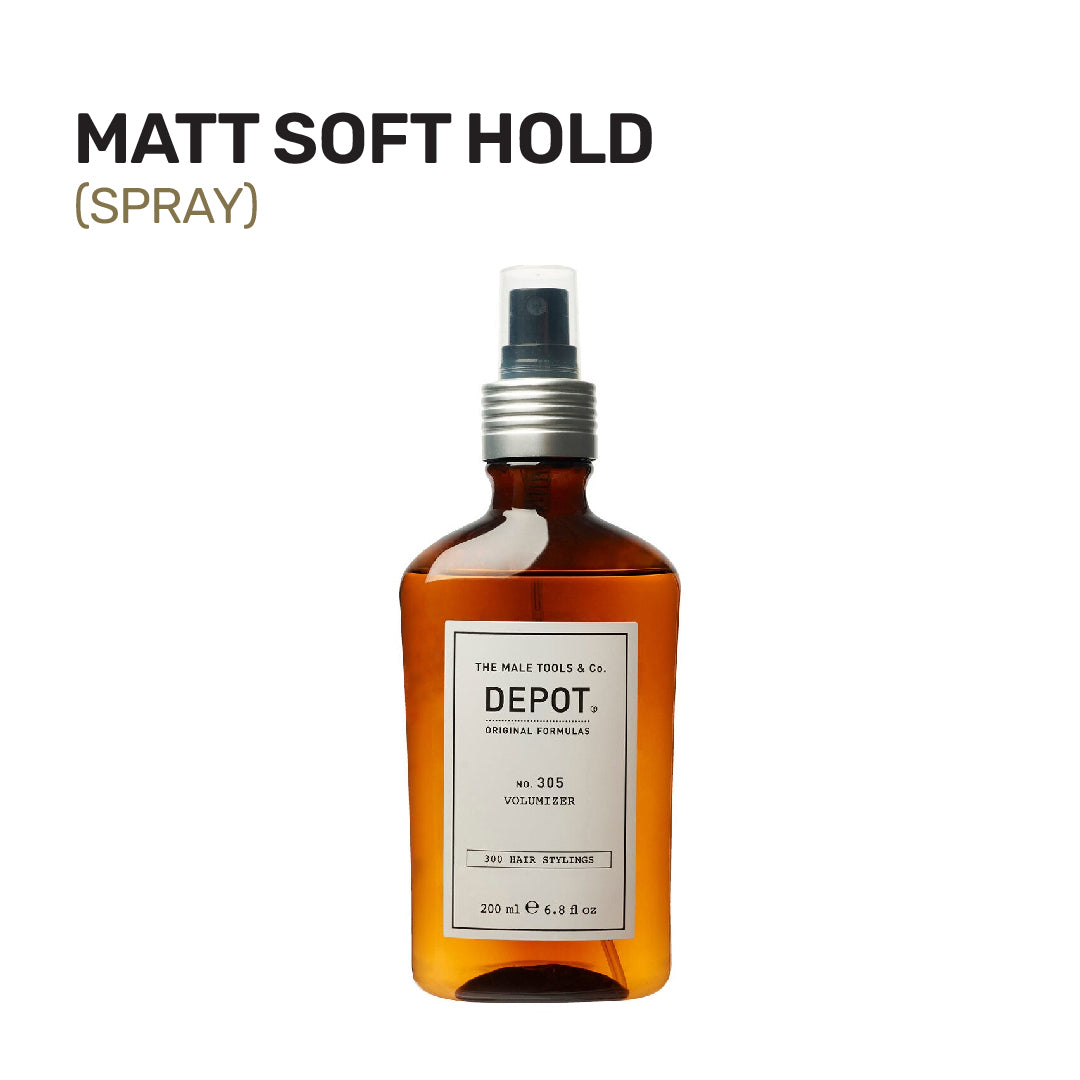Depot volumizer spray for menÕs hair