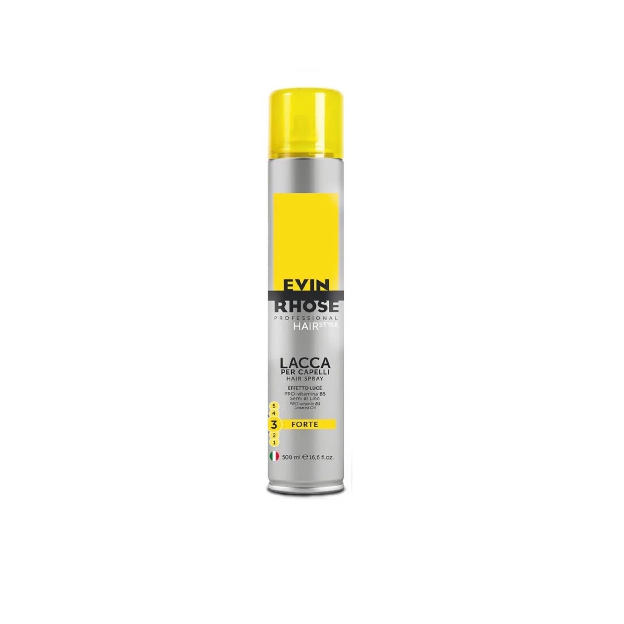 EVIN RHOSE Forte Strong Hold Hair Spray No.3 – 500ml
