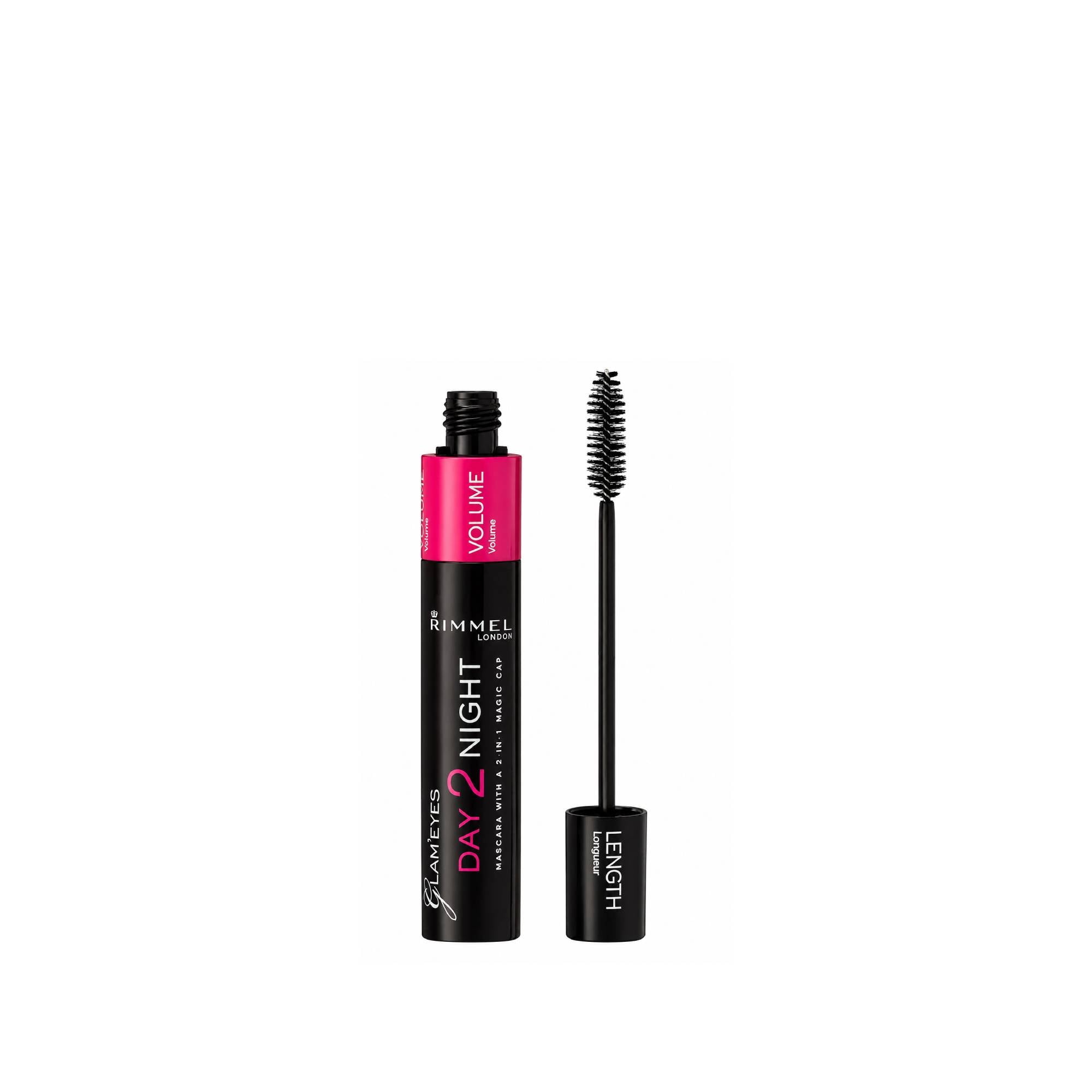 Rimmel Glam’Eyes Day 2 Night Waterproof Mascara No.001 Black 9.5 ml