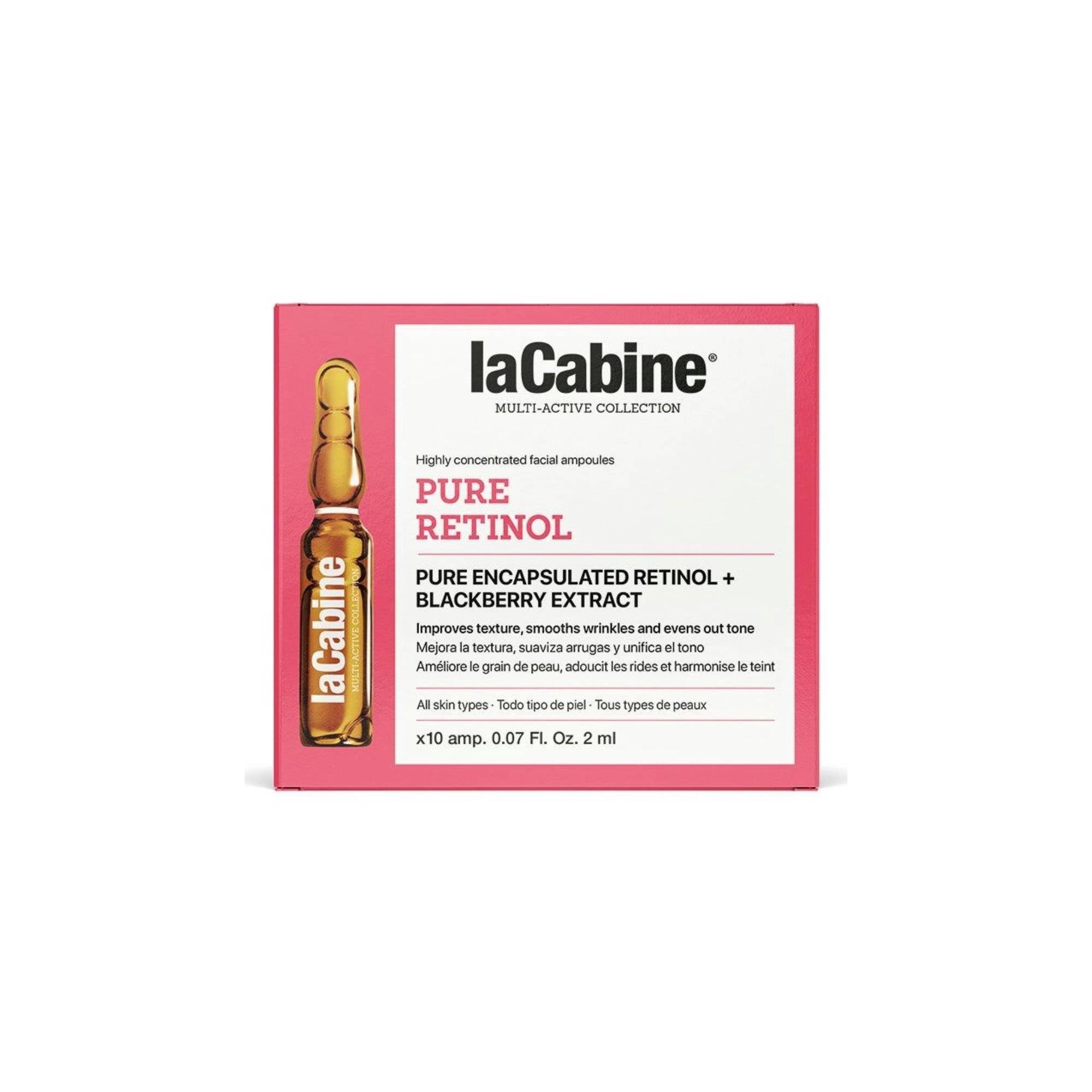 LaCabine Pure Retinol Night Renewal Ampoules 10 x 2ml