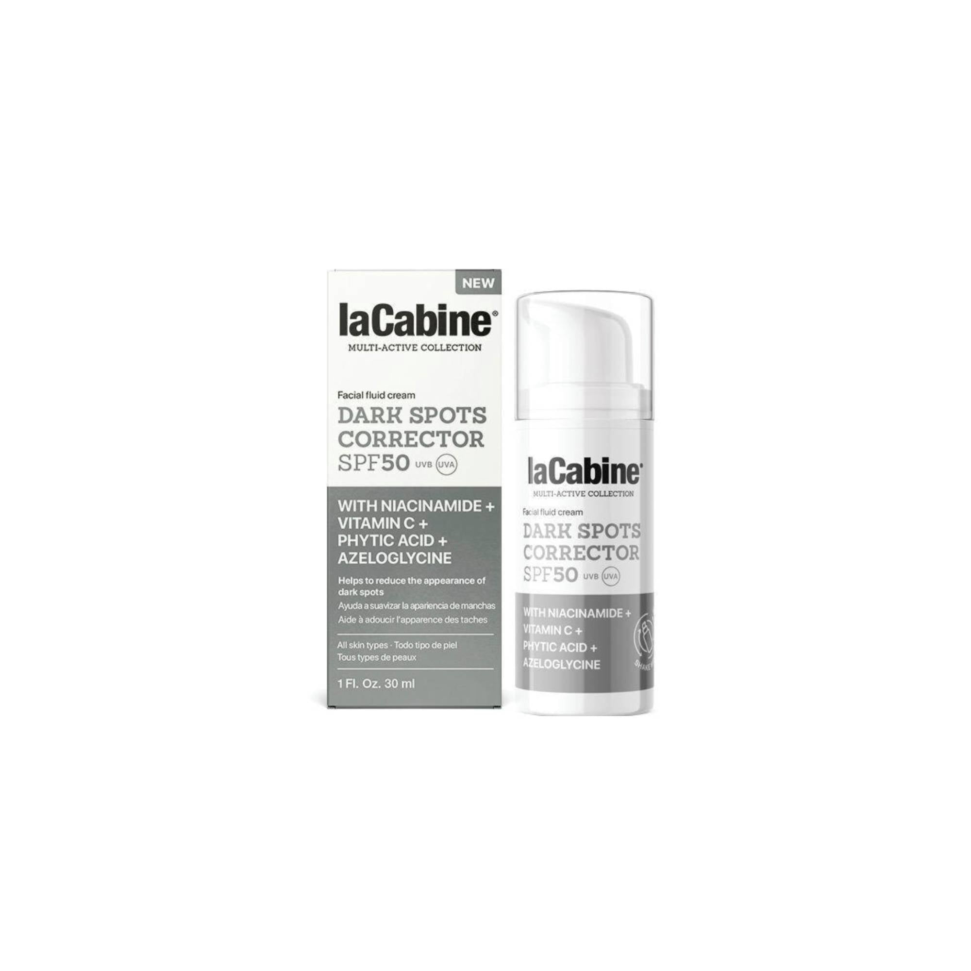 LaCabine Dark Spots Corrector SPF50 Facial Fluid Cream 30ml
