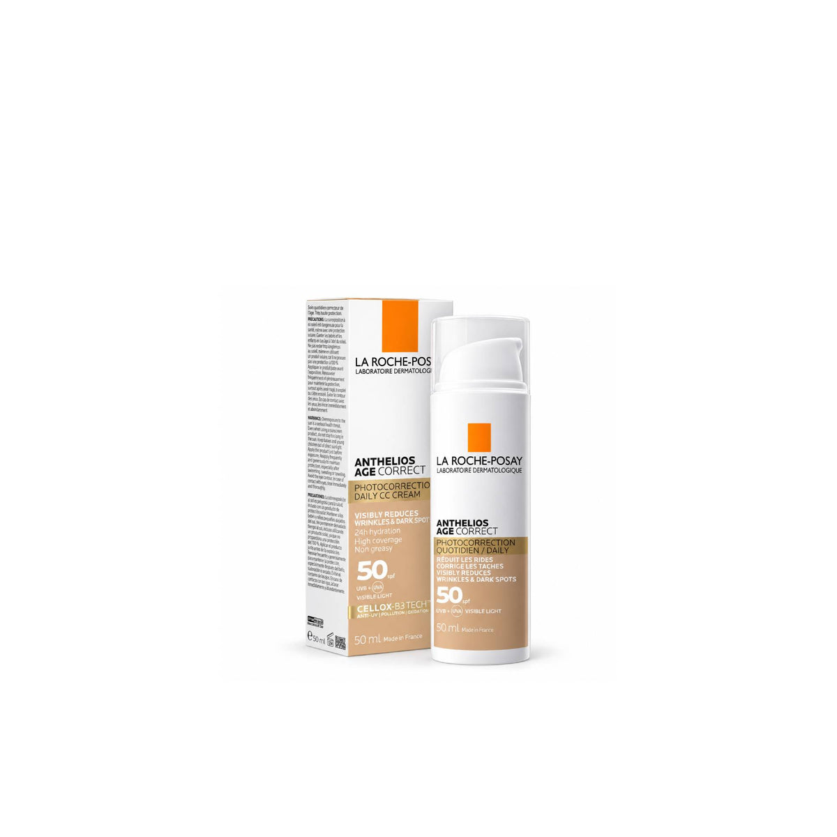 La Roche-Posay Anthelios Age Correct Tinted Daily CC Cream SPF 50 – 50 ml