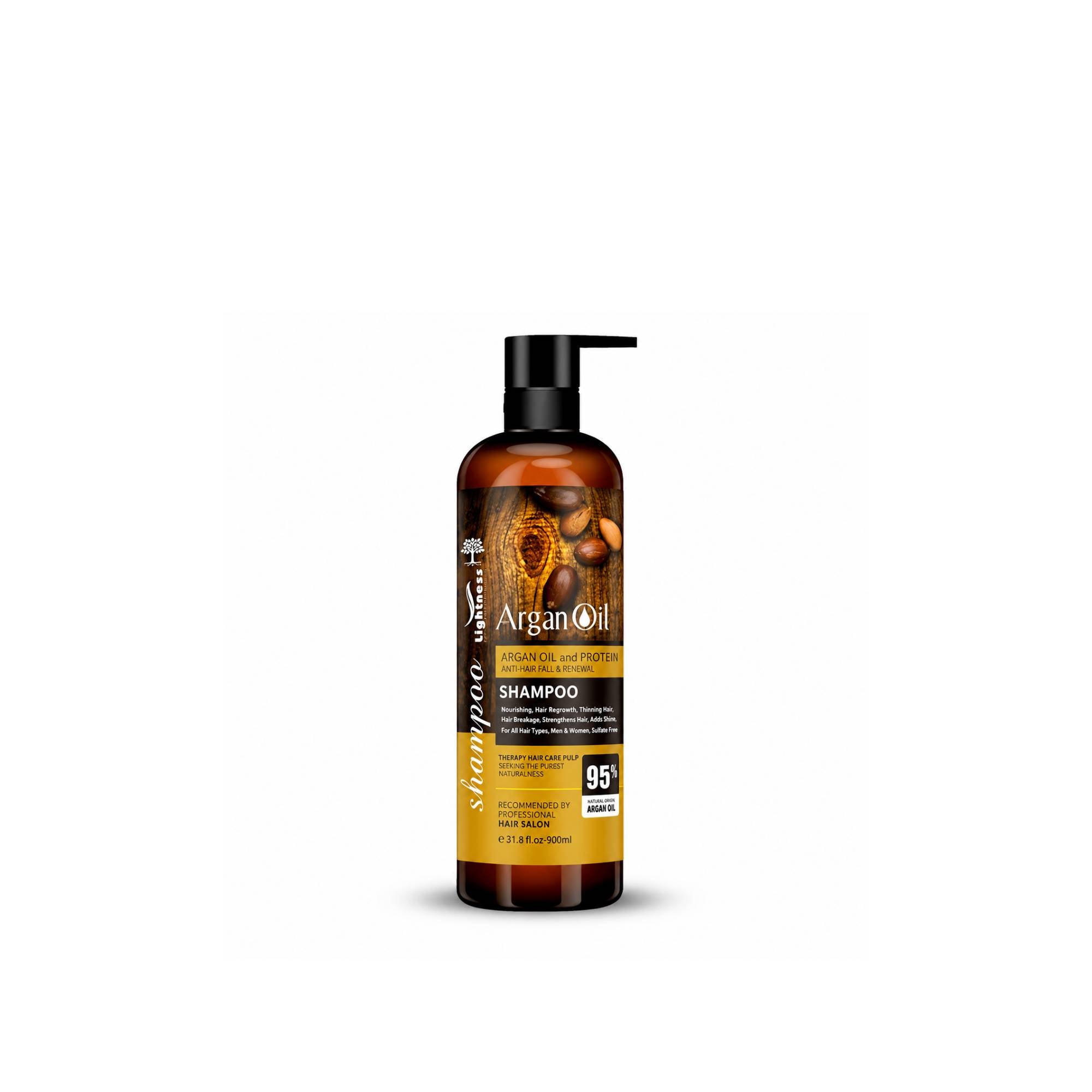 LIGHTNESS Argan Oil Shampoo for All Hair Types 900 ml