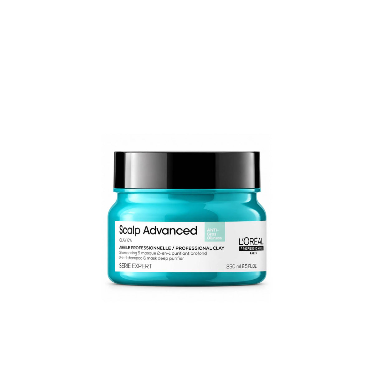 L’Oréal Professionnel Scalp Advanced 2-in-1 Clay Shampoo & Mask – 250 ml