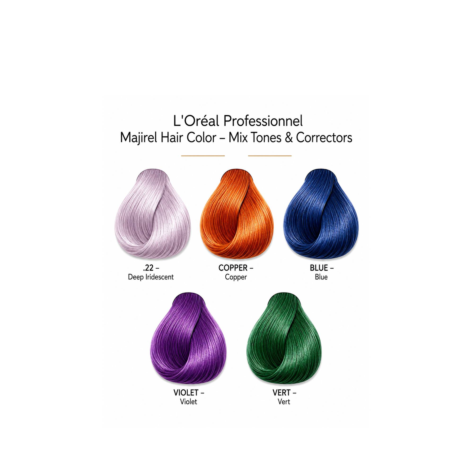 L'Oréal Professionnel Majirel Hair Color – Mix Tones & Correctors