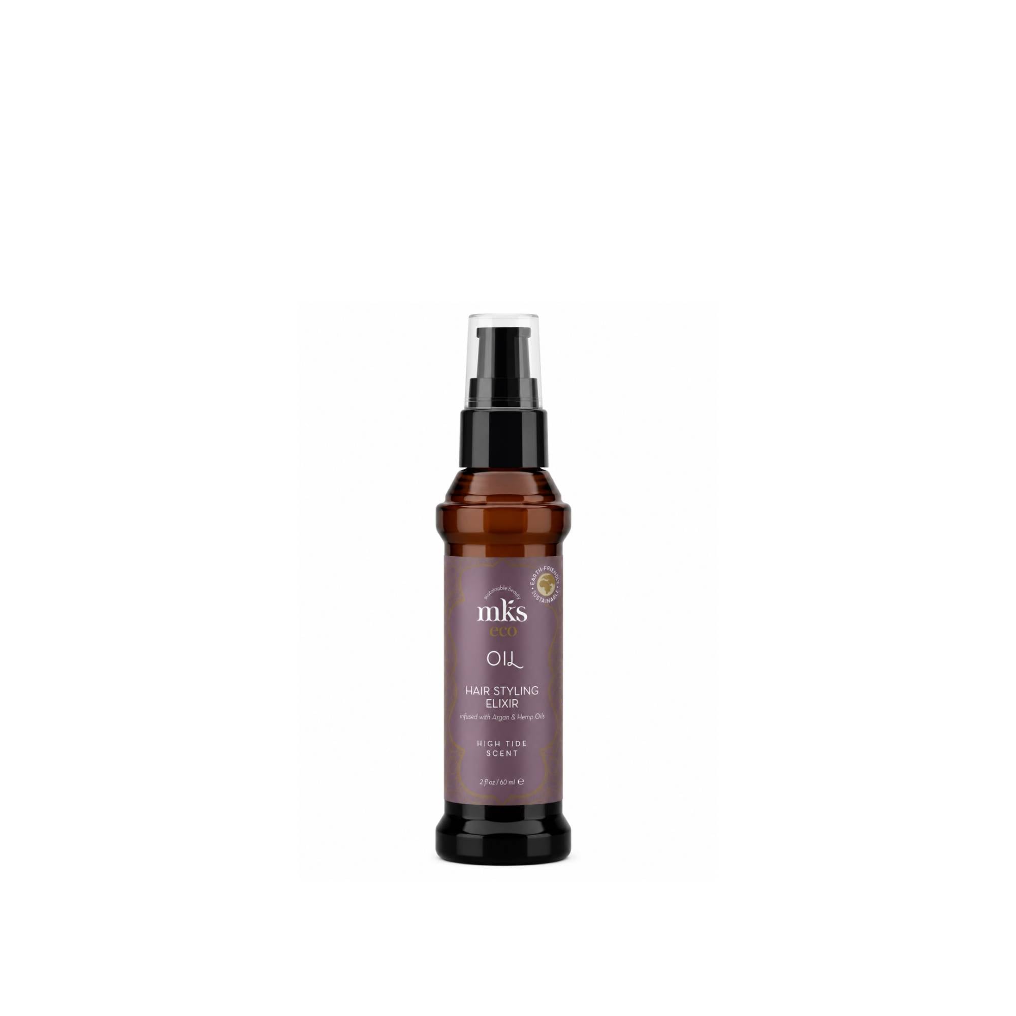 MKS Eco Oil Hair Styling Elixir with Moroccan Argan Oil High Tide Fragrance 60 ml