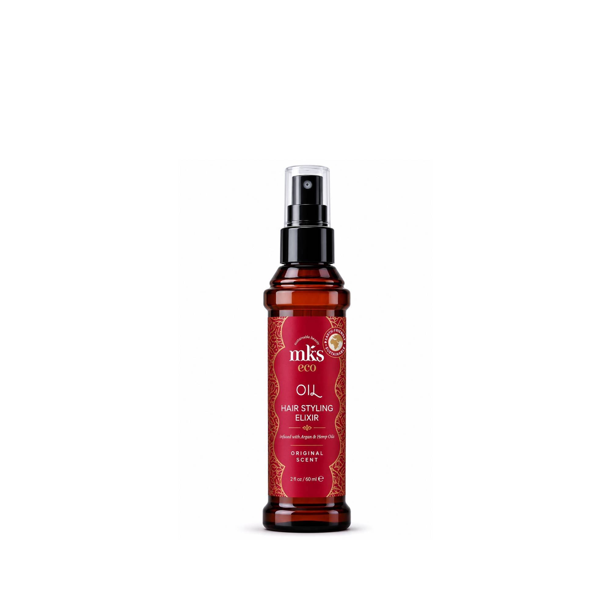 MKS Eco Oil Hair Styling Elixir with Argan & Hemp Oils Original Scent 60 ml