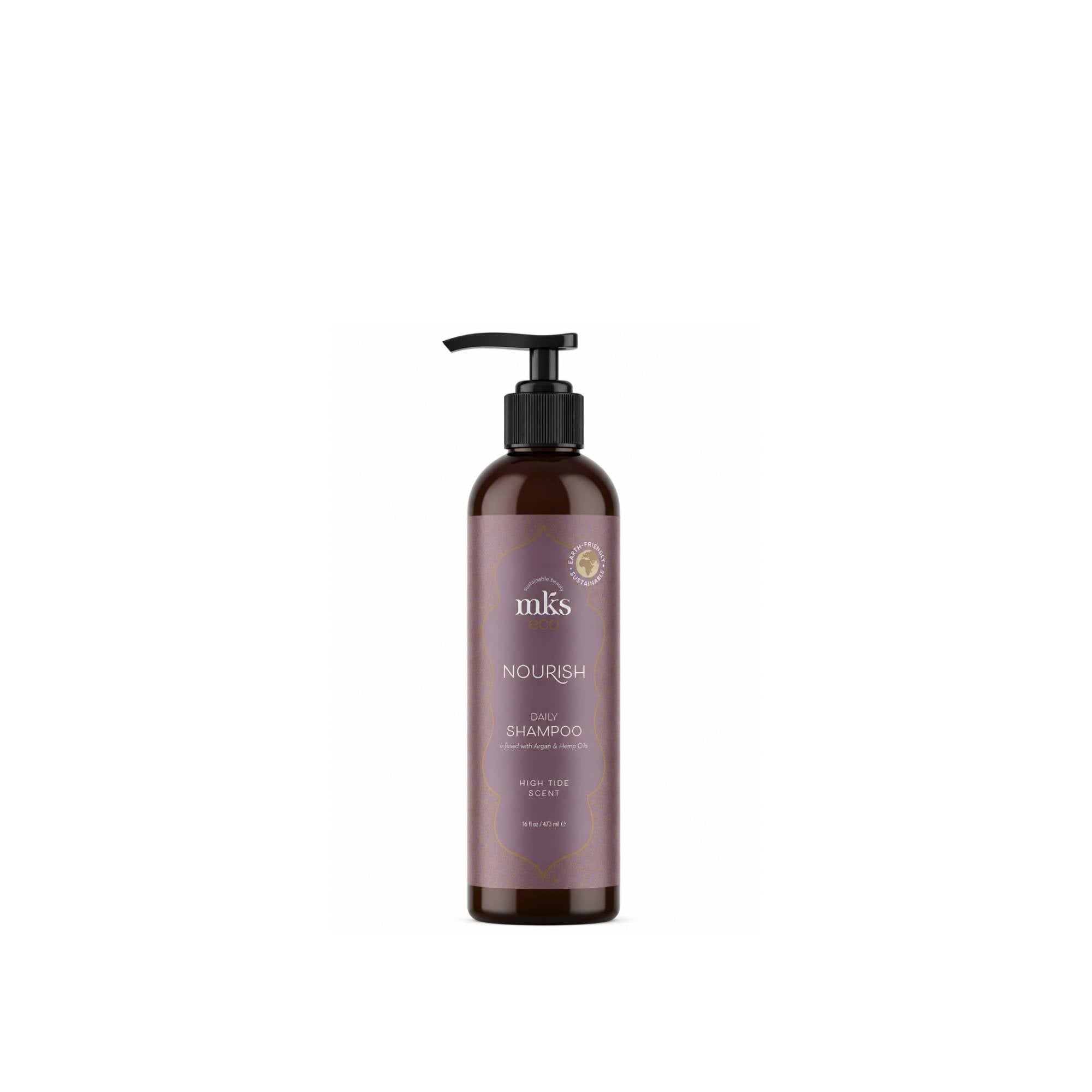 MKS Eco Nourish Daily Shampoo with Argan & Hemp Oils High Tide Scent Pump 296 ml