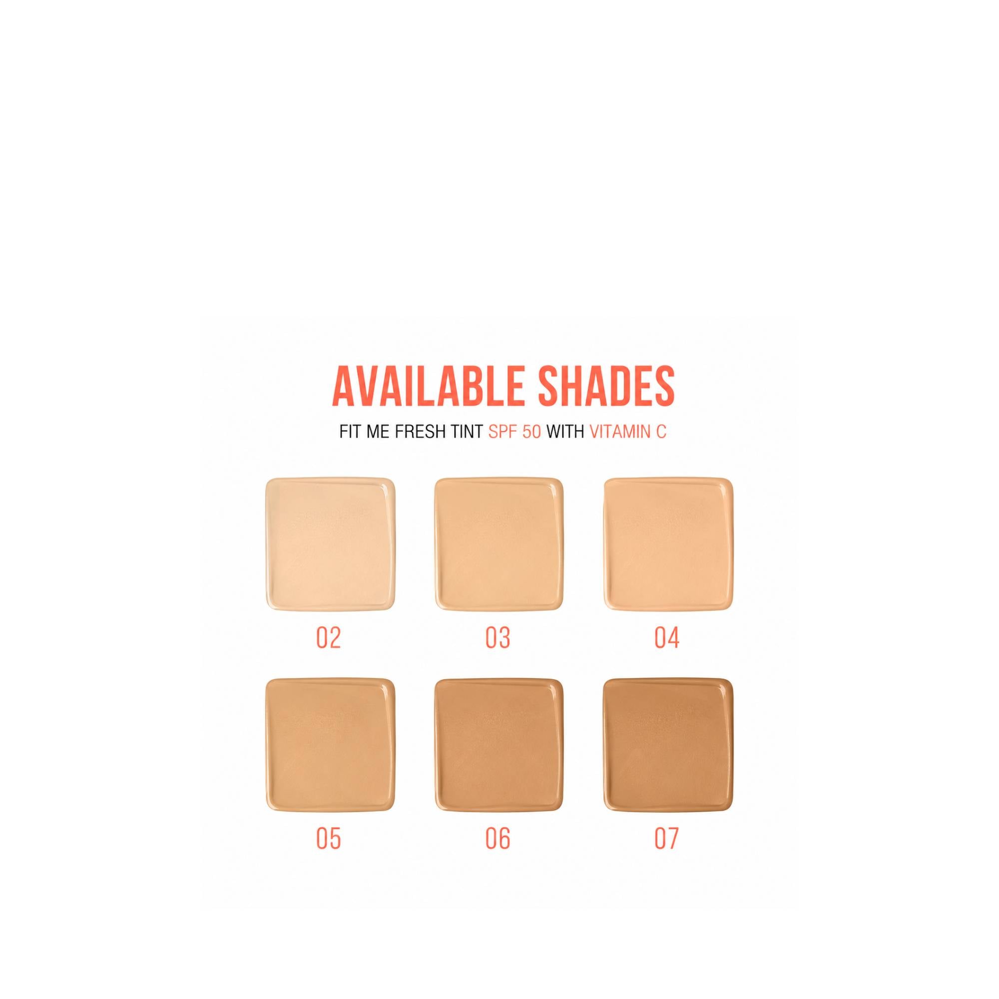 Maybelline Fit Me Fresh Tint SPF 50 with Vitamin C 30 ml