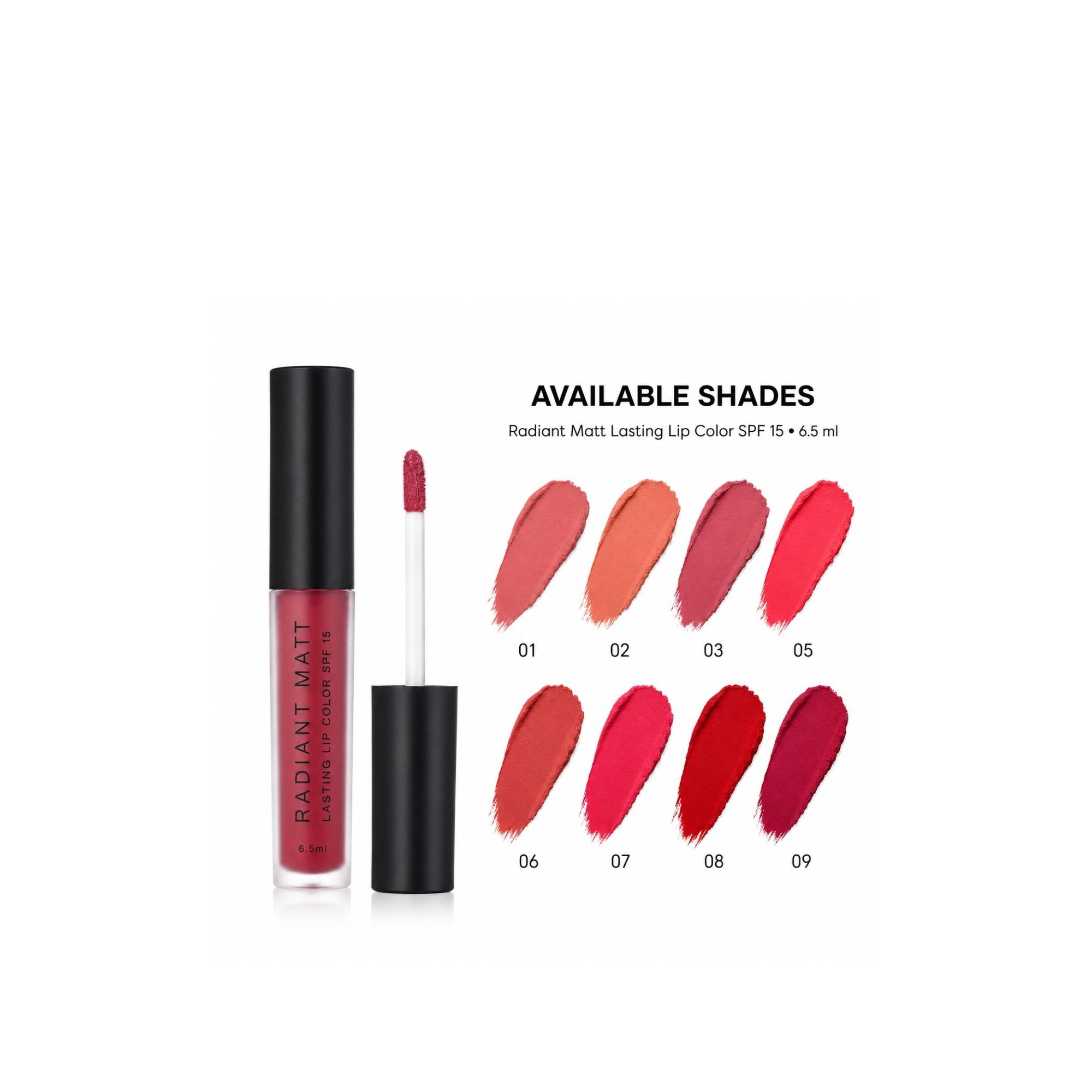 Radiant Matt Lasting Lip Color SPF 15 6.5 ml