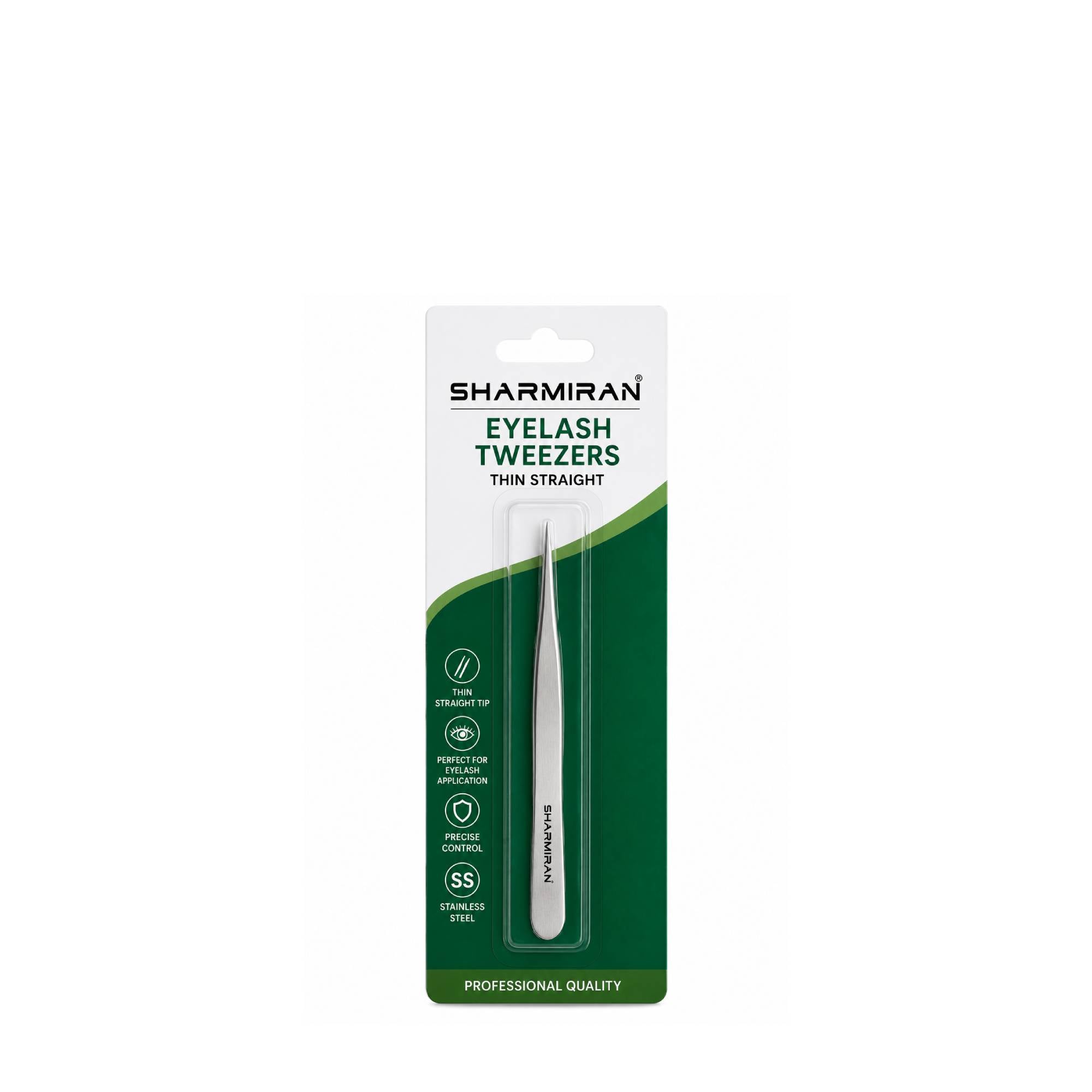 Sharmiran Thin Straight Eyelash Tweezers