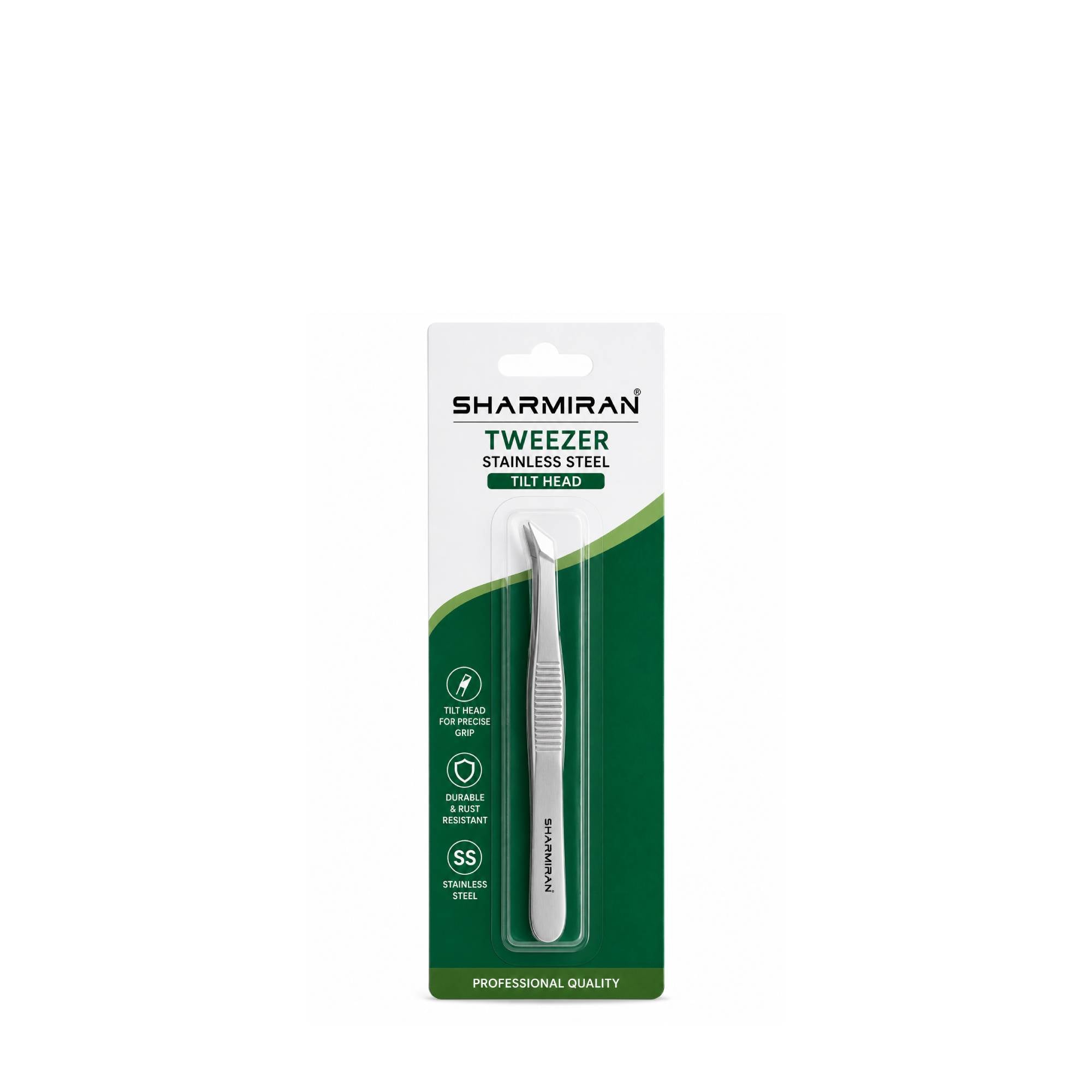 Sharmiran Stainless Steel Tilt Head Tweezer