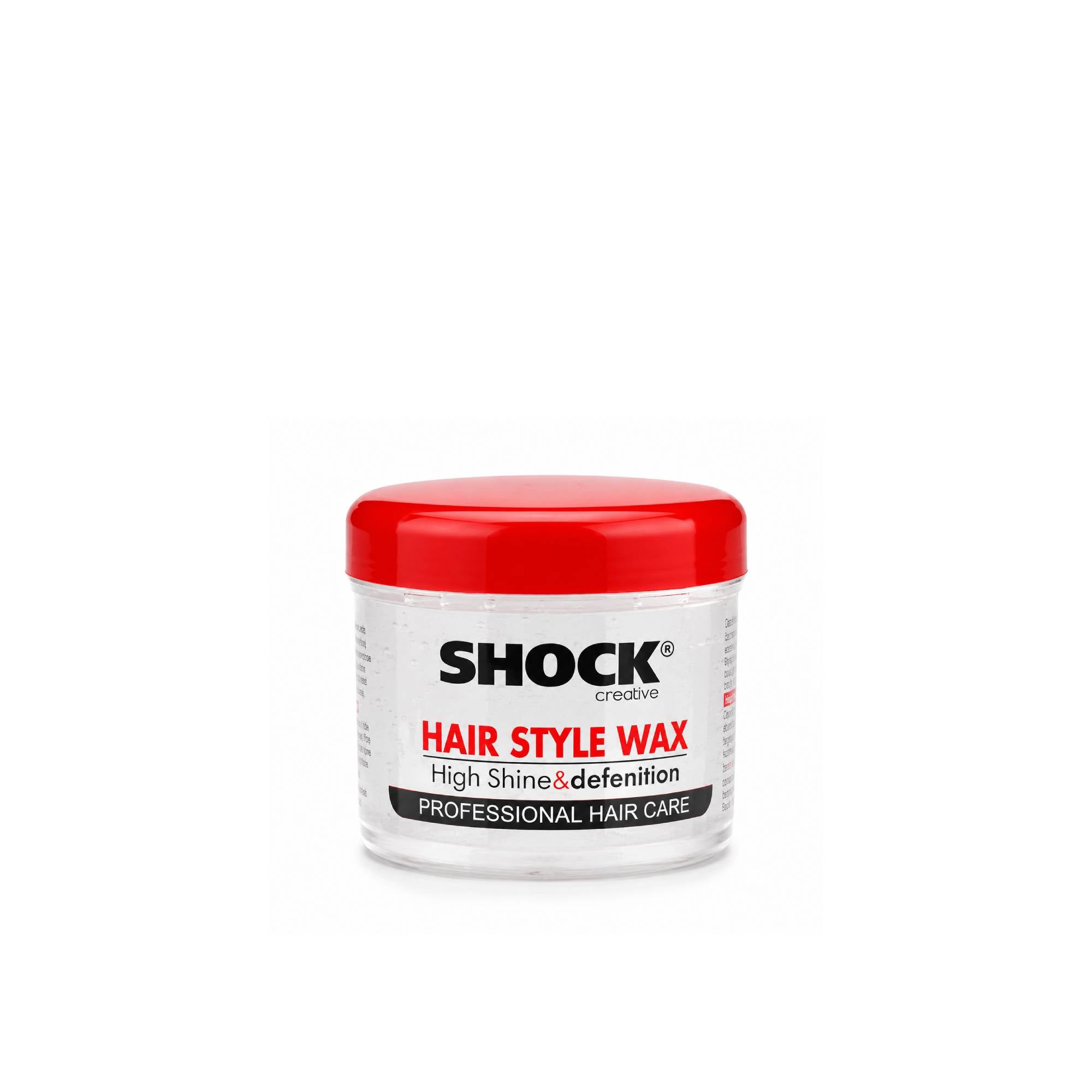 Shock Red Hair Style Wax High Shine & Definition 100 ml