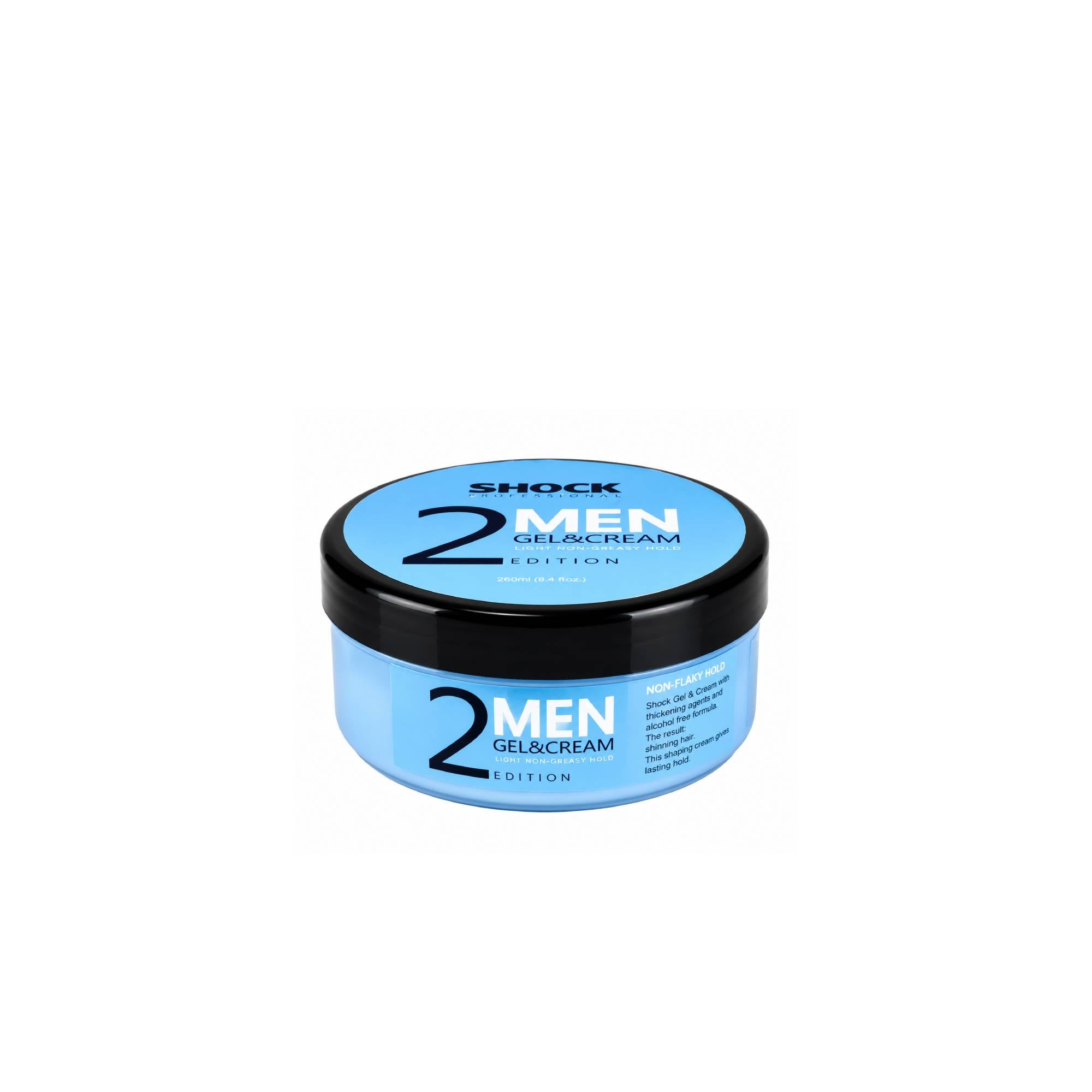 Shock Men 2 Edition Gel & Cream Light Non-Greasy Hold 250 ml