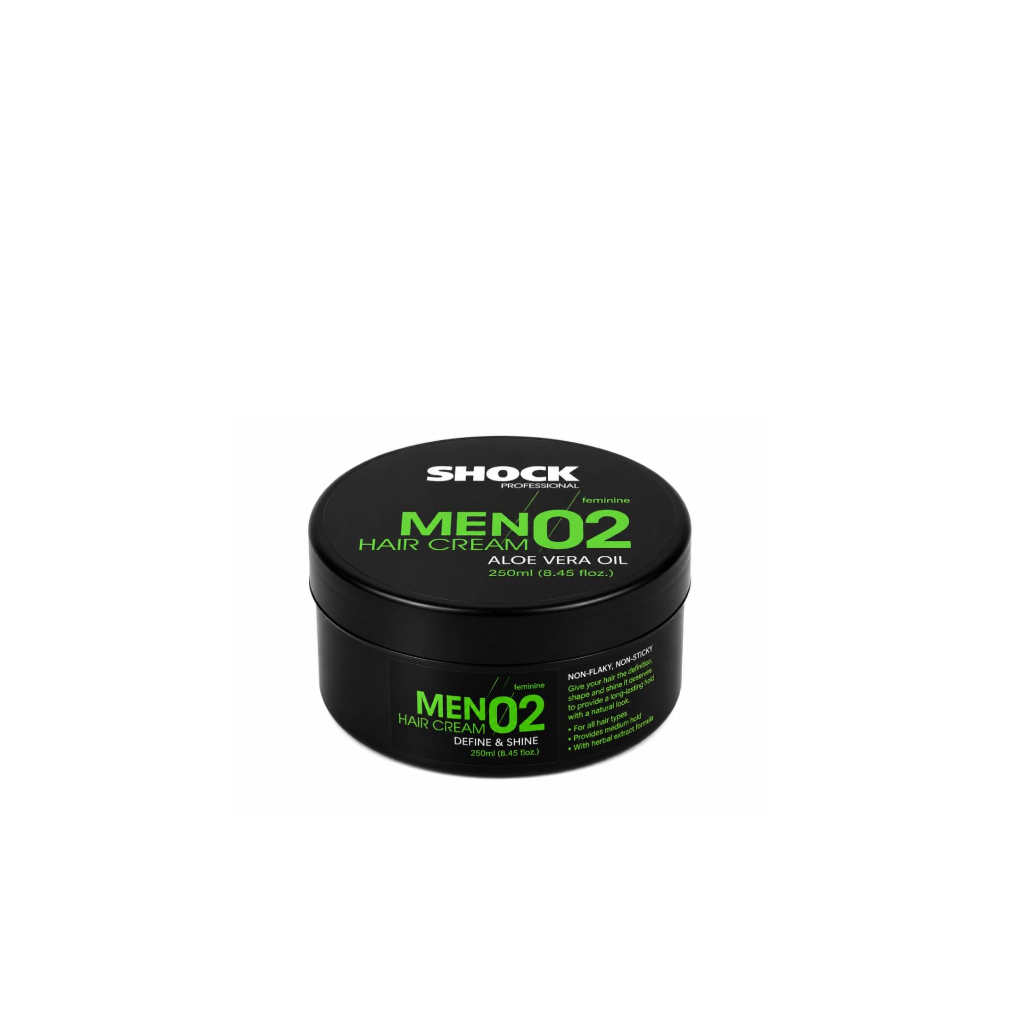Shock Men Hair Cream No.02 with Aloe Vera 250 ml