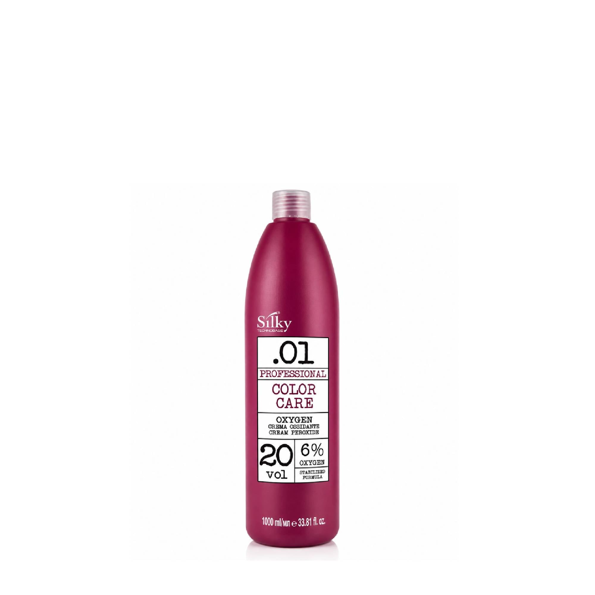 Silky Professional Color Care Oxygen Cream Peroxide 20 Vol 6% 1000ml
