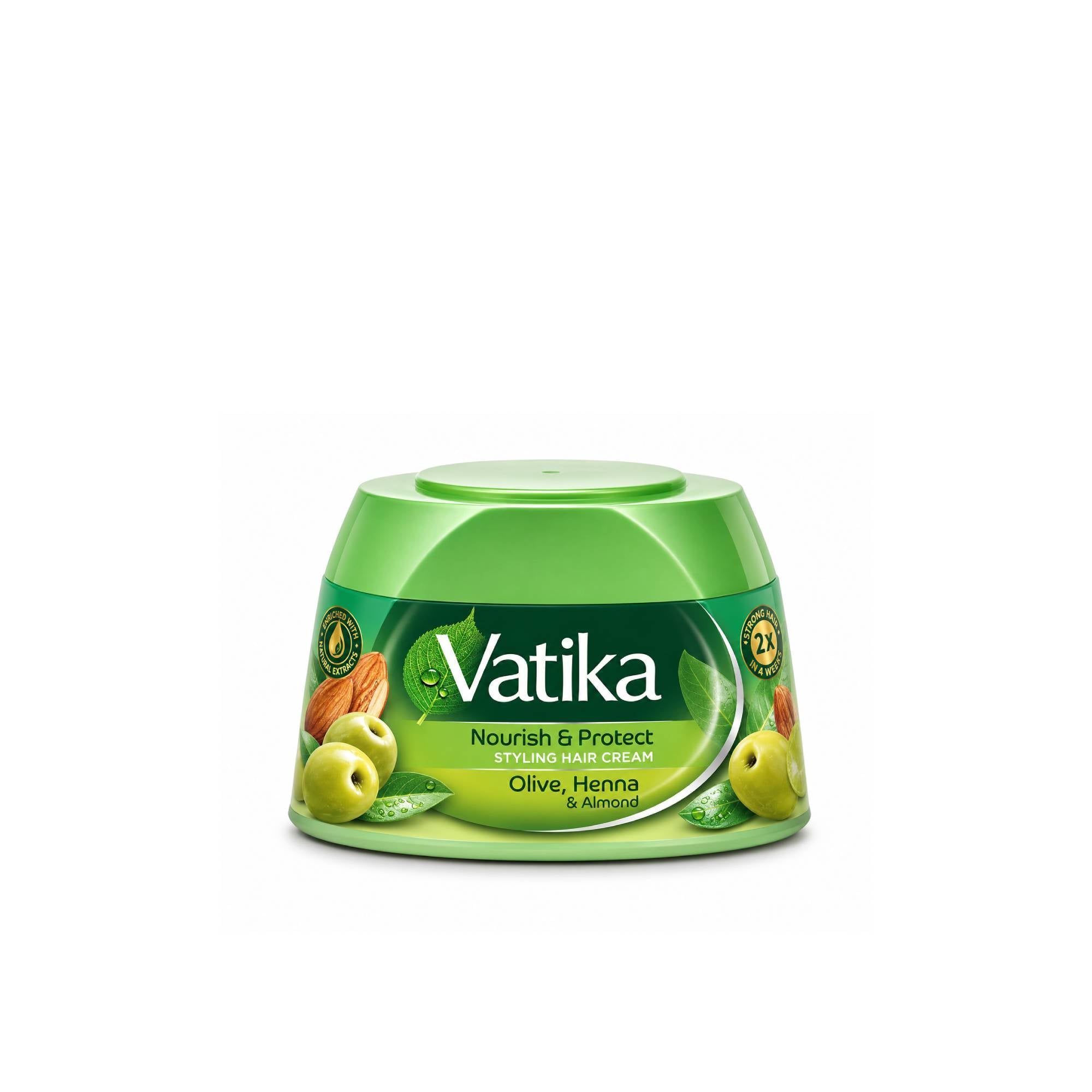 Vatika Nourish & Protect Styling Hair Cream Olive, Henna & Almond 140 ml