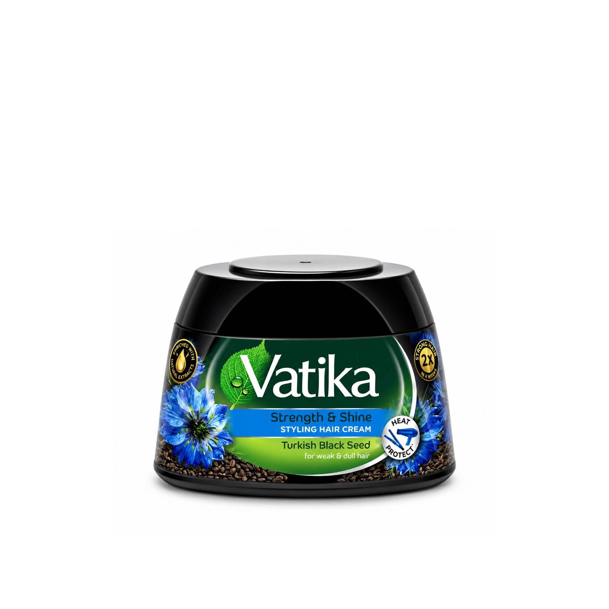 Vatika Strength & Shine Styling Hair Cream Turkish Black Seed 140 ml
