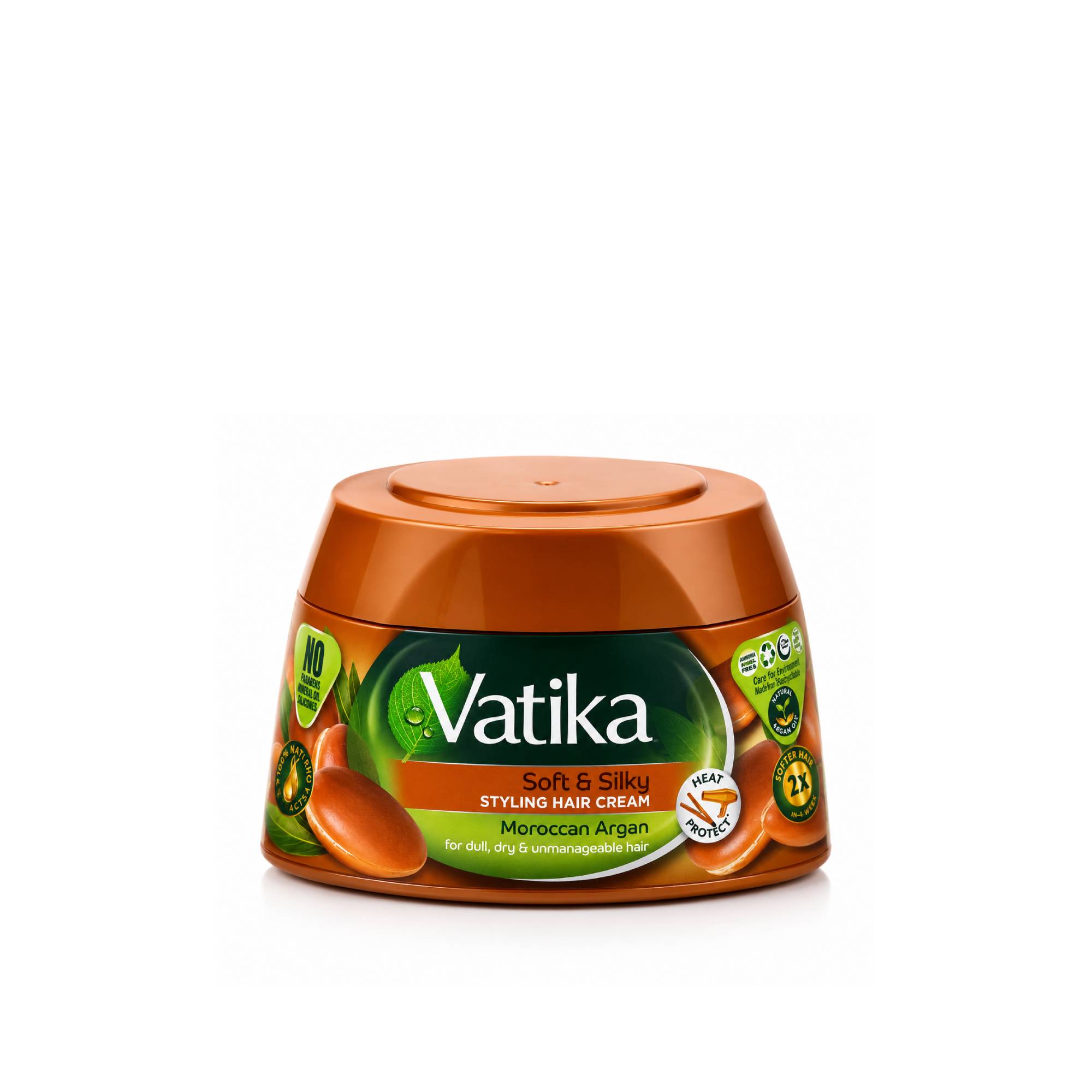 Vatika Soft & Silky Styling Hair Cream Moroccan Argan 140ml