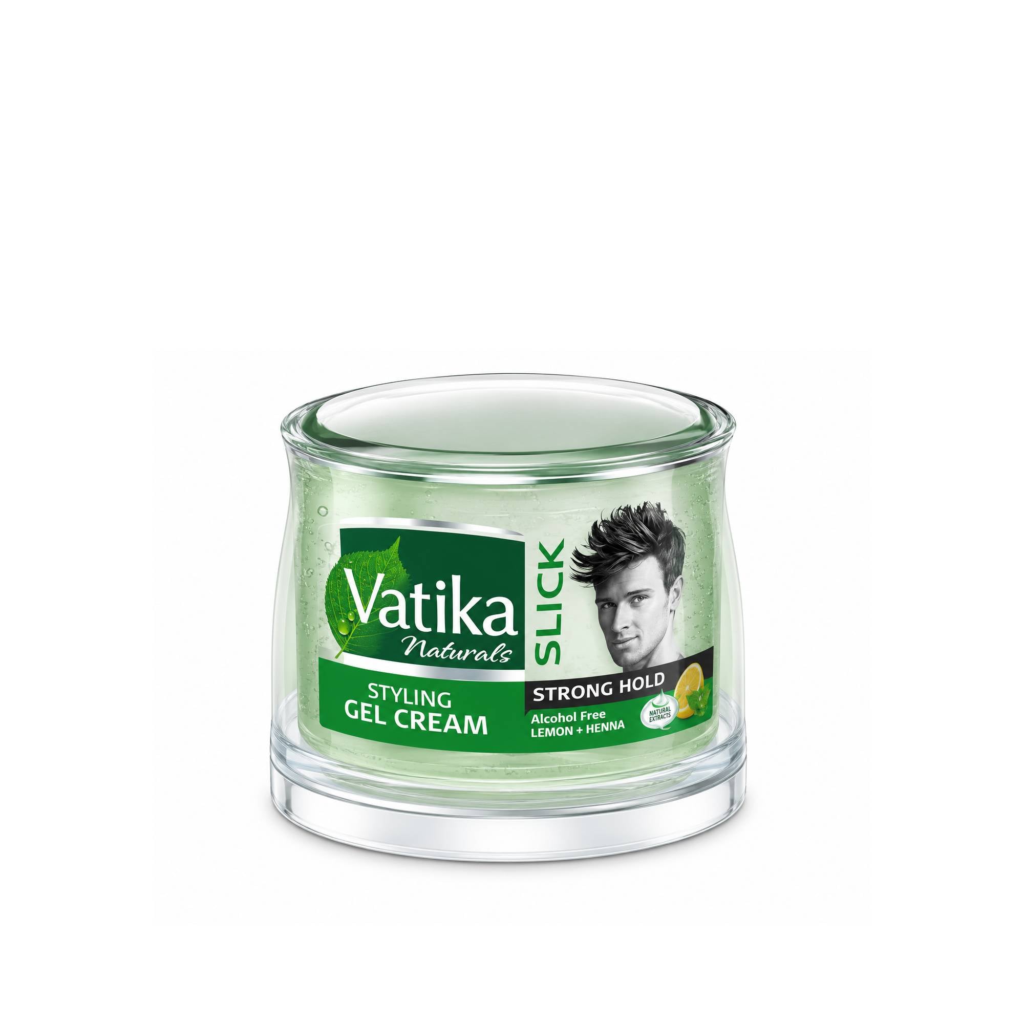 Vatika Naturals Slick Strong Hold Styling Gel Cream Lemon & Henna 250 ml
