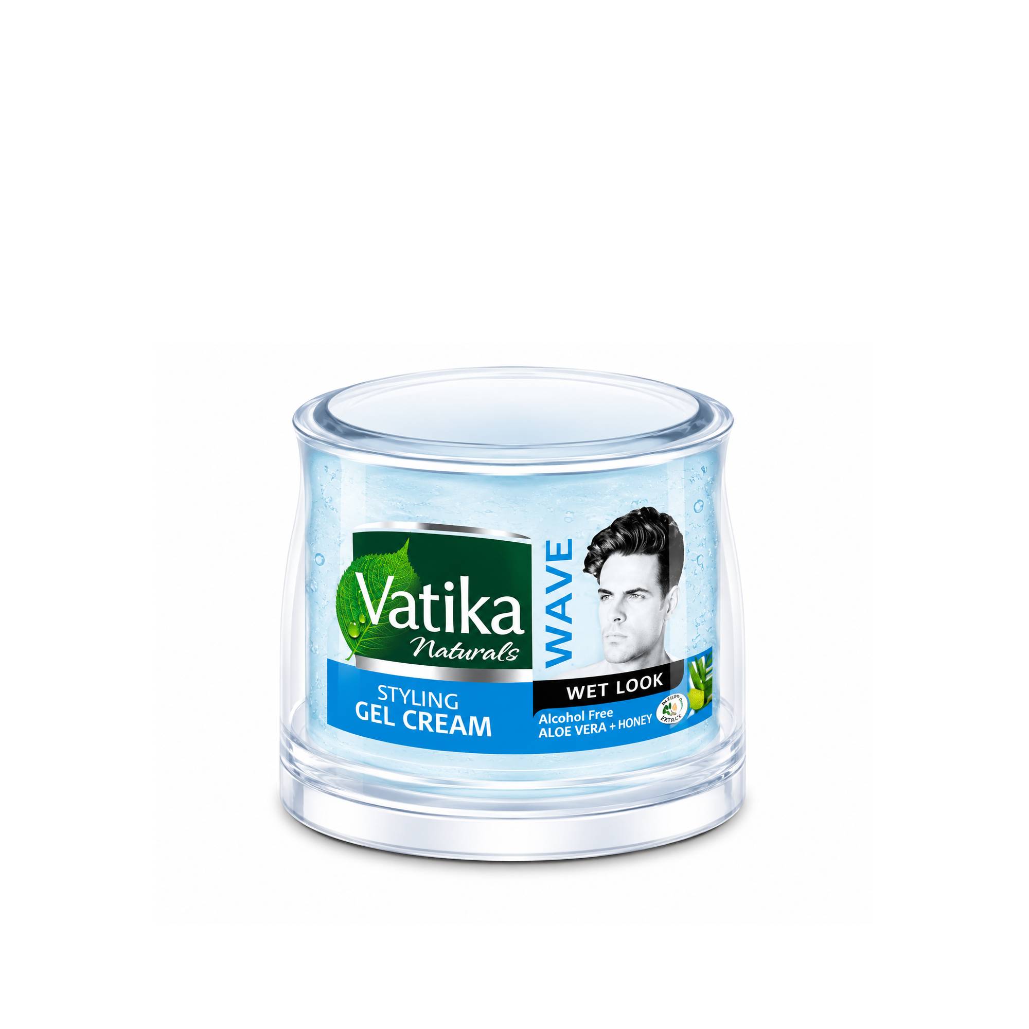 Vatika Naturals Wave Wet Look Styling Gel Cream Aloe Vera & Honey 250ml