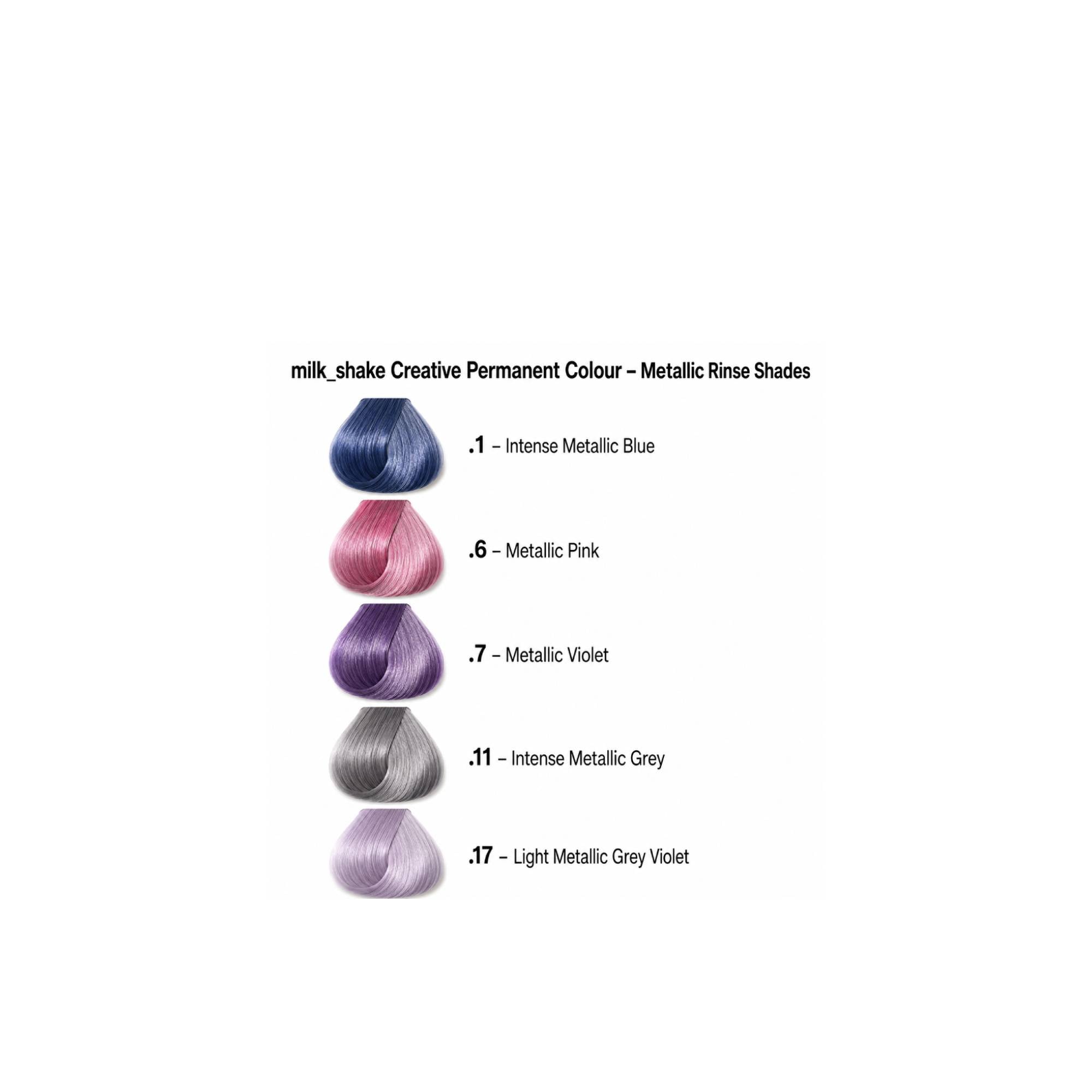 milk_shake Creative Permanent Colour – Metallic Rinse Shades
